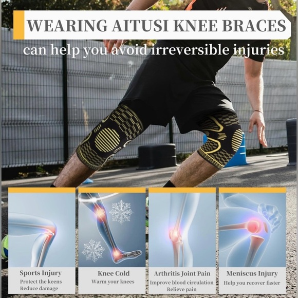 🆕Copper Knee Brace - Picture 1 of 16